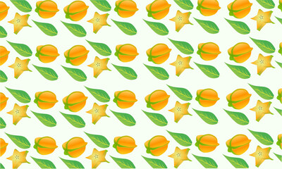 star fruit pattern modern design