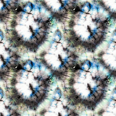Pastel Psychedelic Kaleidoscope. Seamless. Dye
