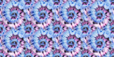 Galaxy Psychedelic Kaleidoscope. Seamless. Tie