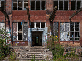Ruine vom ehemaligen Heersbekleidungsamt in Bernau, Brandenburg, deutschland