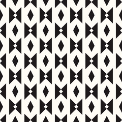 Vector Geometric Abstract Seamless Monochrome Pattern Texture Background
