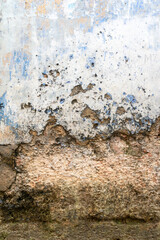 textured weathered concrete and stone wall grey and white