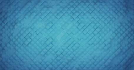 Image of moving tile wall over blue background