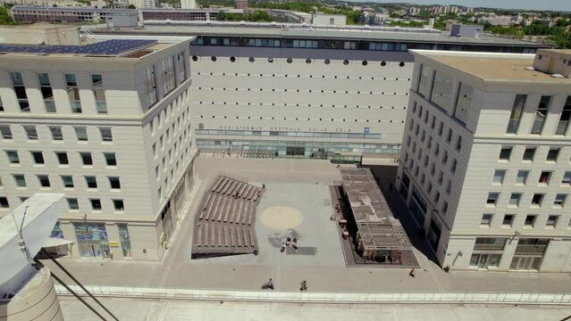 Modern school in the south of France, Montpellier.
