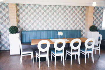 Interior of a modern urban restaurant