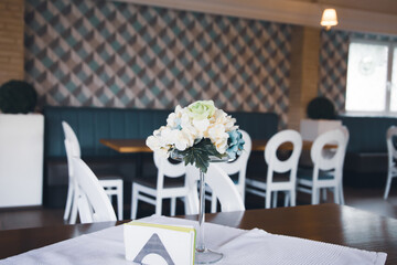 Interior of a modern urban restaurant