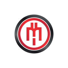 Letter M Logo with Crypto Concept