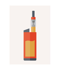 Vape Electronic cigarette Illustrations Template, And clip art style with Premium Quality Design.