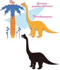 ブラキオサウルス　白亜紀前期の恐竜