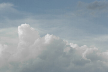 Soft evening grey-blue sky clouds air atmosphere weather background nature