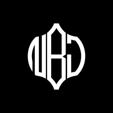 NBJ letter logo. NBJ best black background vector image. NBJ Monogram logo design for entrepreneur and business.
