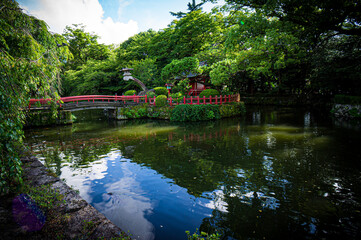 Obraz premium 有名な神社 三島大社