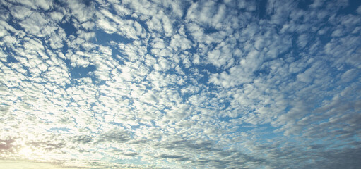 Blue sky with cloud, summer sky, nature background