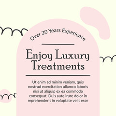 Enjoy luxury treatments, spa salon procedures