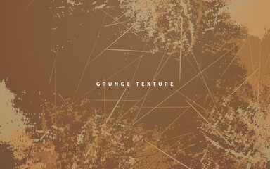 Abstract brown color grunnge texture splash paint background vector