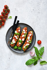 Eggplant appetizer.