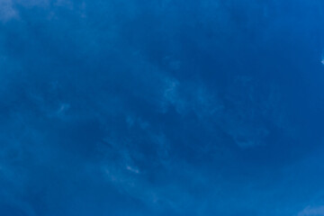 Fototapeta na wymiar Blank clear dark blue sky background nature for design pattern