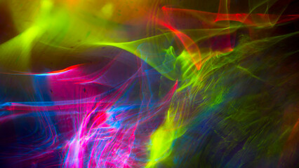 カラフルな色で抽象的な模様を表現しました。