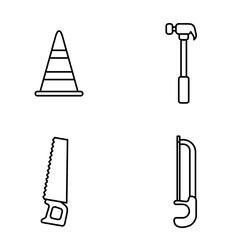 labor tool icon, industrial tool icon illustration, labor repair equipment
