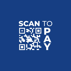 QR code for smartphone. Inscription scan me with smartphone icon. Qr code for payment. Vector illustration