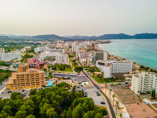 Cala Millor in the Evening from Drone
Aerial Photos of Mallorca