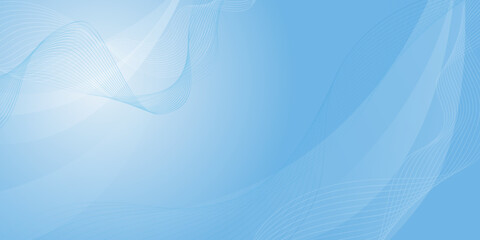 Geometric backgrounds. Blue abstract lines pattern, waves. Design template for cover, postcard certificate, document, business.