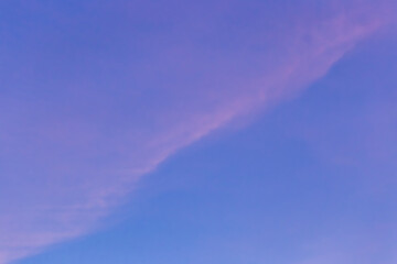 Naklejka na ściany i meble Sky color blue and pink purple abstract background of nature beautiful evening