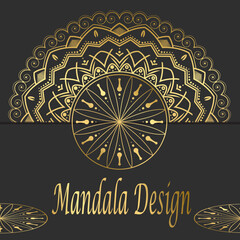 Luxury Mandala Design with Royal and complex coloring mandala