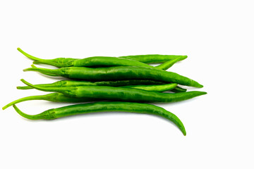 白背景の青唐辛子
Green pepper on a white background

