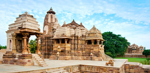 Devi Jagdambi Temple, dedicated to Parvati, Western Temples of Khajuraho. Unesco World Heritage Site. Popular amongst tourists all over the world.