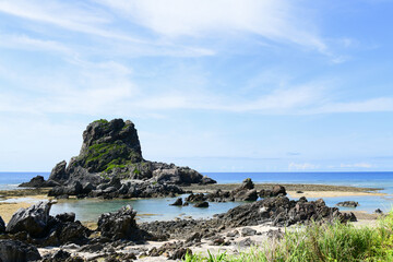 沖縄の美しい海の風景
