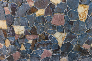 Stone background. Texture of different stones.