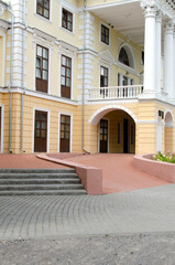 Part of house built in the 18th century in the style of classicism