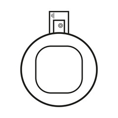 Perfume line icon. Bottle, flacon, spray illustration. Beauty care concept. Vector illustration of perfume bottle.