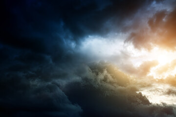 Storm Clouds with a Light