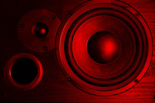 closeup of speakers as wallpaper for design purpose Stock Photo | Adobe  Stock