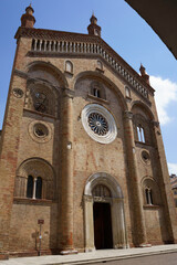 Medieval cathedral of Crema, Italy
