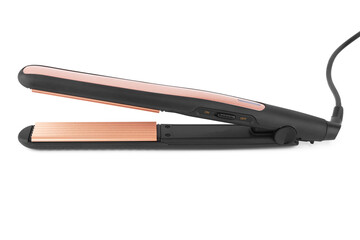 Hair straightener isolated