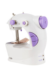 Sewing machine isolated