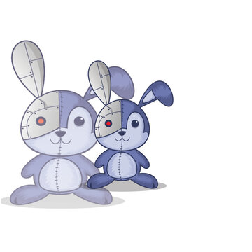 Rabbit Robot illustration