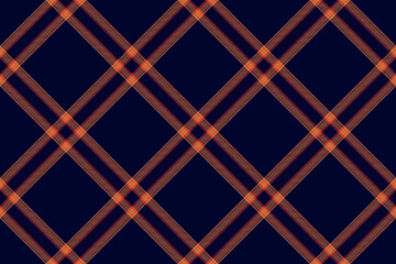 Tartan plaid background, diagonal check seamless pattern. Vector fabric texture for textile print, wrapping paper, gift card, wallpaper.