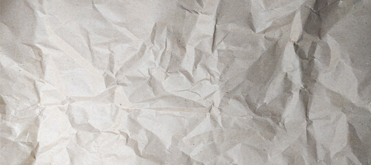 Crumpled white paper texture. Paper background