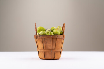 pears in a basket