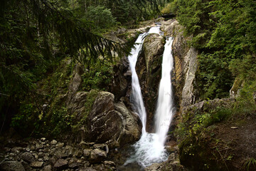 Lolaia waterfall, National Park Retezat, Romania