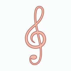 music note icon, note vector, music illustration