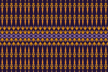 

Triangular shapes, yellow-orange flowers and a bouquet of flowers are woven together in a pattern style. for apparel wallpaper