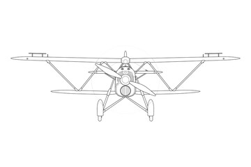 Avión biplano CR 32 © alfonsosm