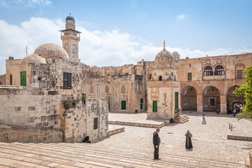 Esplanade des mosquées à Jérusalem