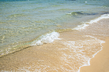 superbe plage avec une eau transparente