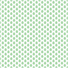 pastel green egg polka dots seamless repeat pattern